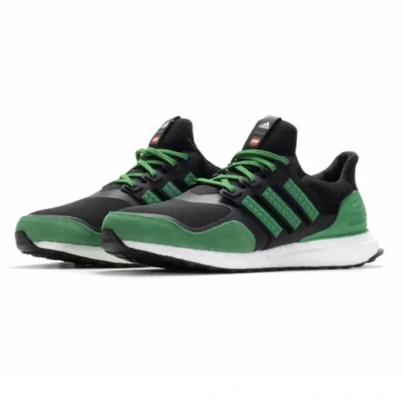 🔥Adidas ULTRABoost DNA x Lego Black Green Men New Running Shoes
